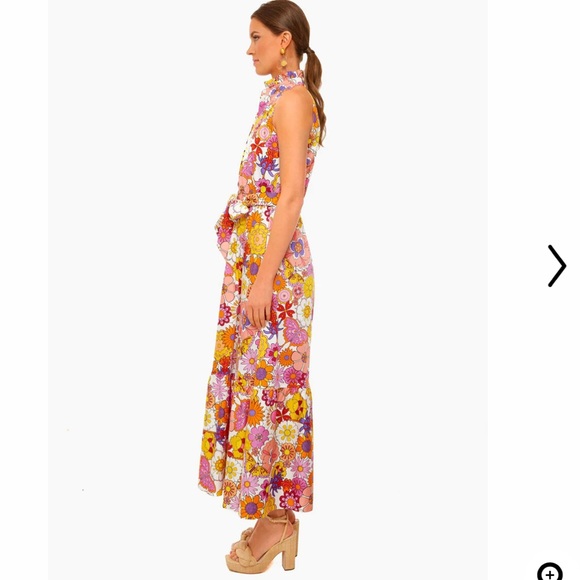 BORGO DE NOR Good Vibes Pink Biba Cotton Dress - Picture 3 of 16